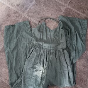 small jumpsuit bundle green brown summer